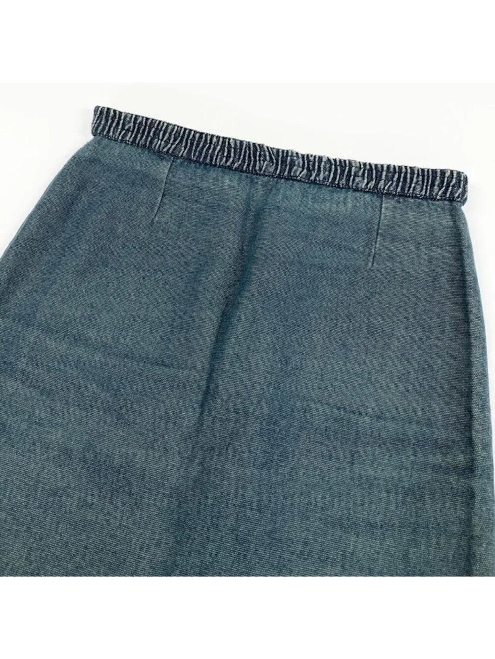 Chanel Denim Skirt Indigo Cotton
